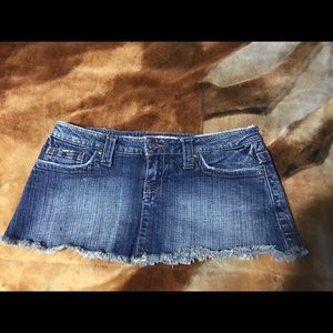 YMI Jean Mini Skirt
